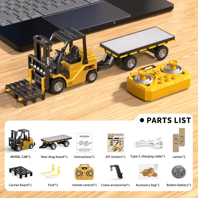 Trucks Alloy Forklift Mini APP