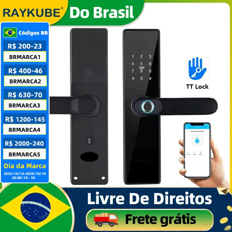 RAYKUBE H4 TTFechadura Eletrônica