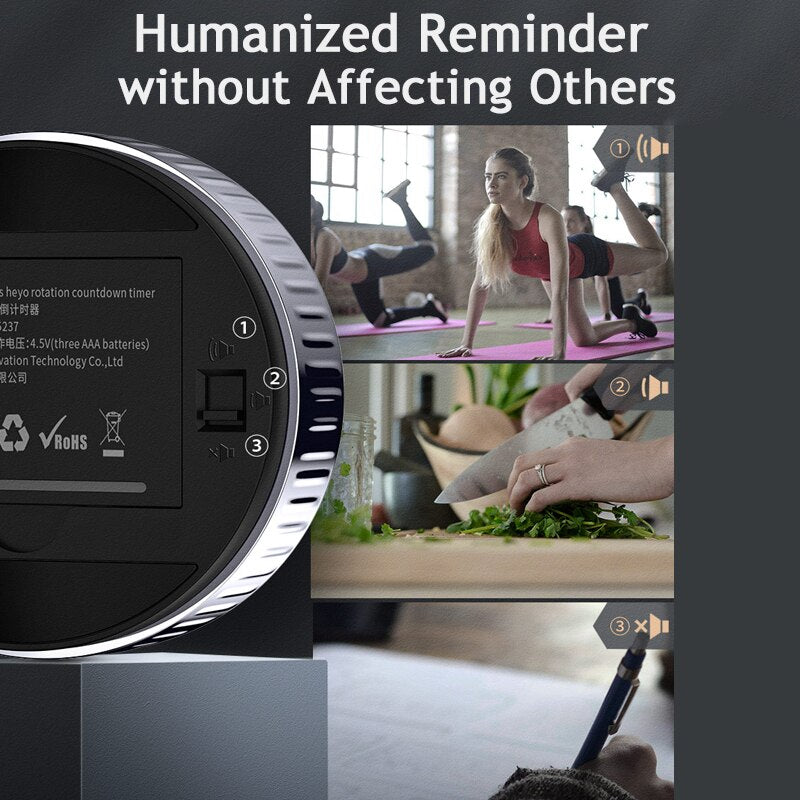 Despertador de contagem regressiva com timer de cozinha