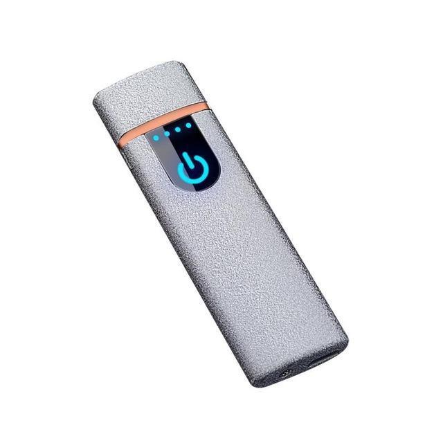 Isqueiro USB recarregável com sensor de toque ultrafino