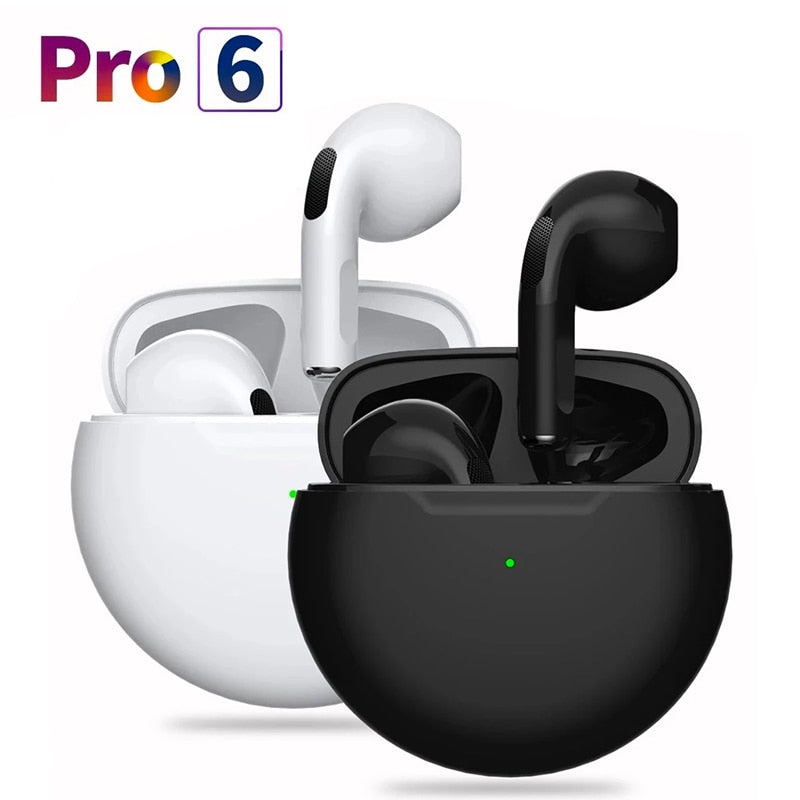 Fone de ouvido Bluetooth Air Pro 6 TWS