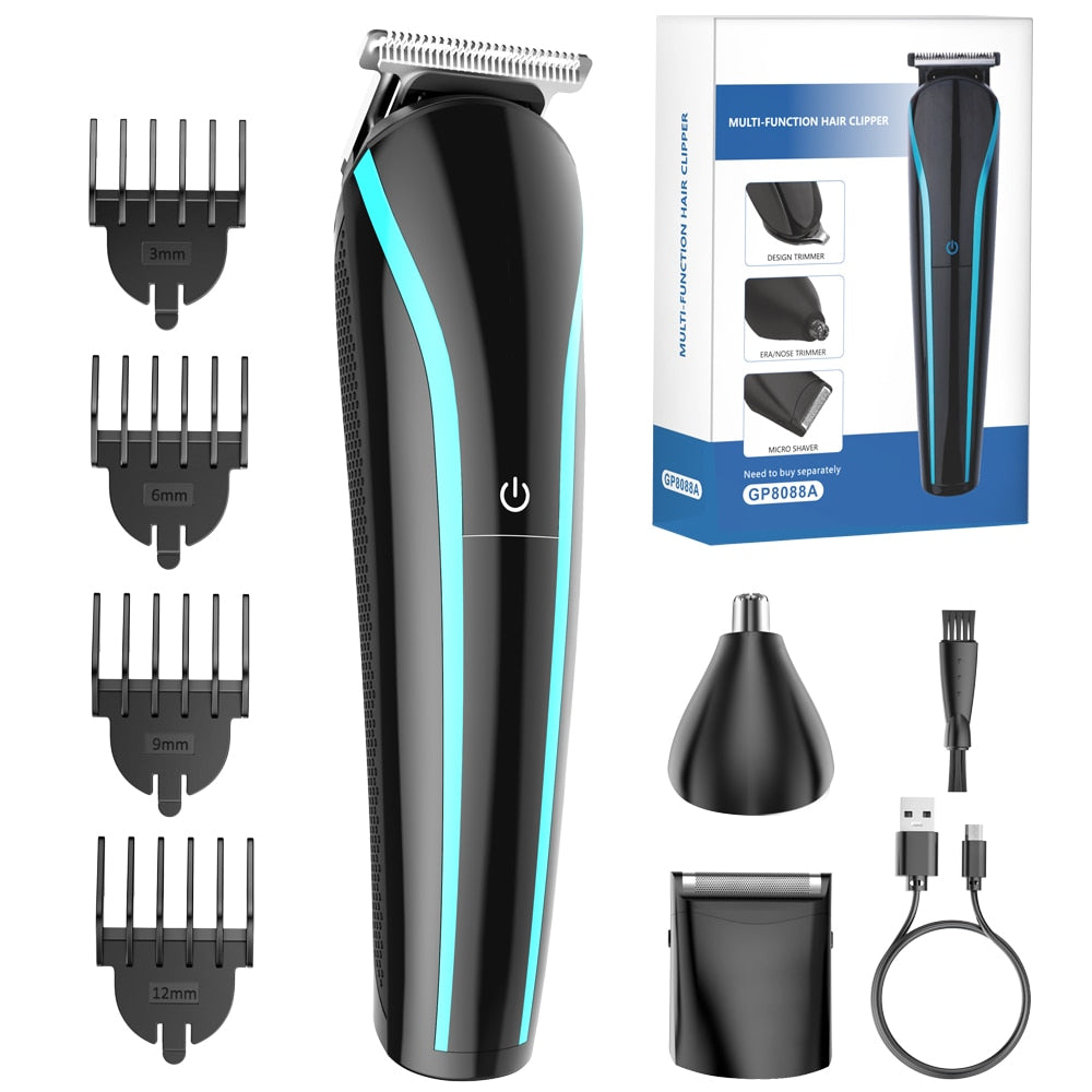 Aparador de cabelo elétrico YBLNTEK 3 em 1