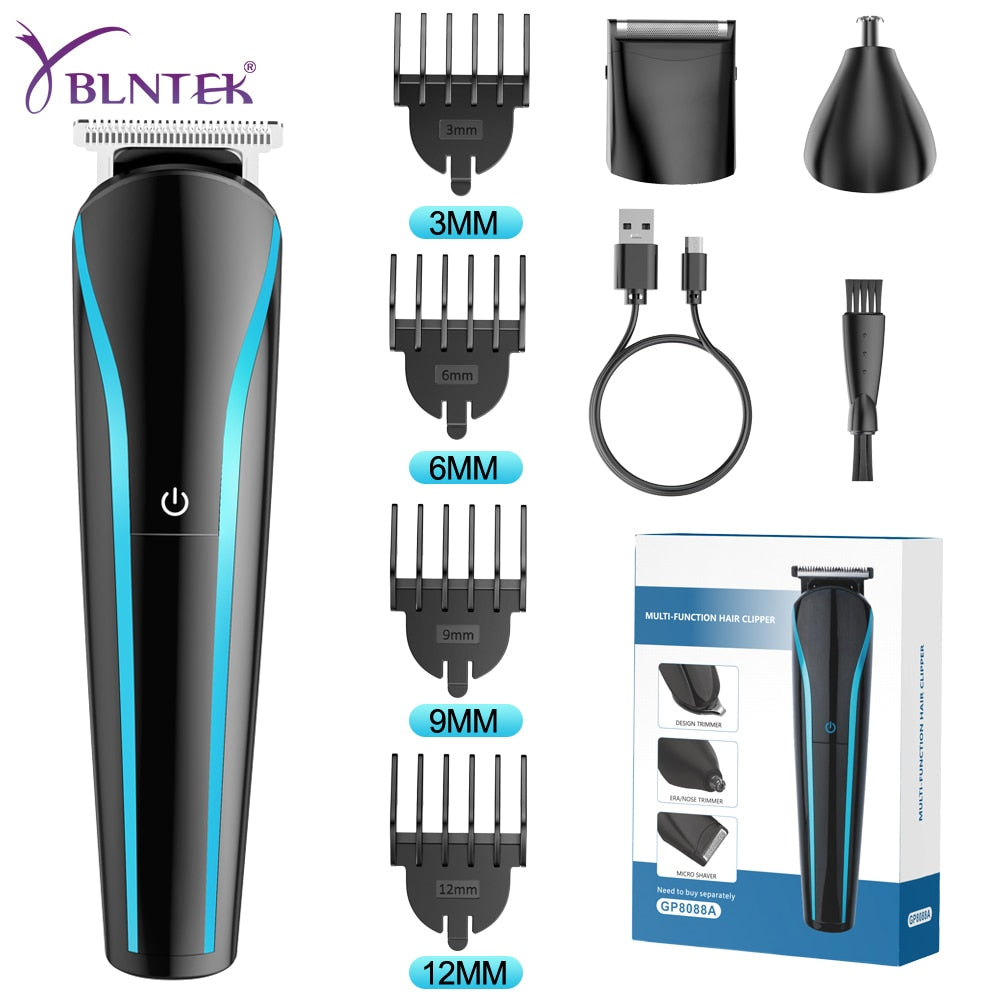Aparador de cabelo elétrico YBLNTEK 3 em 1