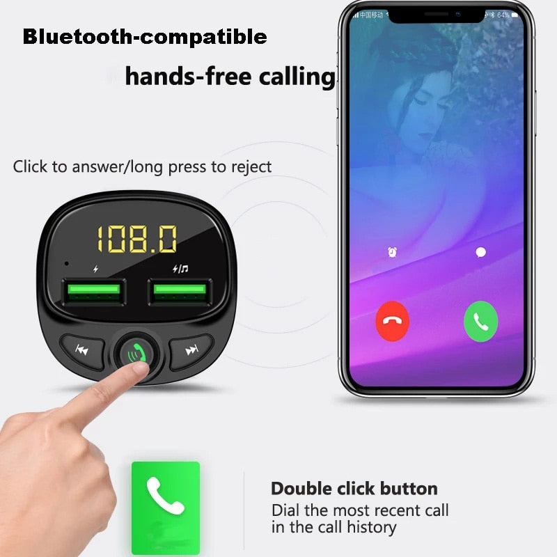 Transmissor De Ligação Bluetooth para carro