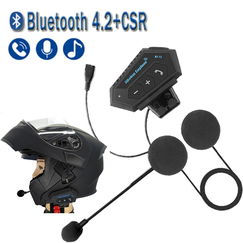 Fone de ouvido para capacete de motocicleta