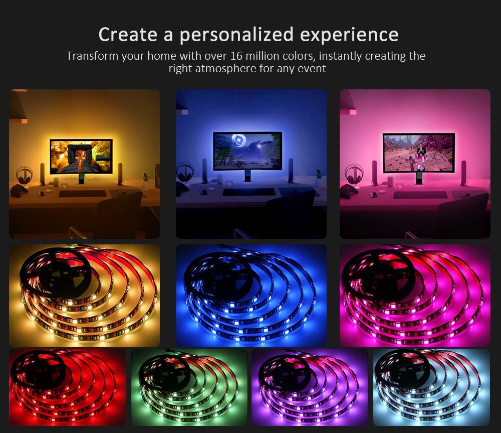 Fita LED alimentada por USB