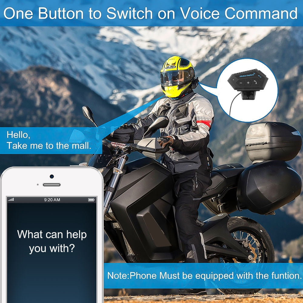Fone de ouvido para capacete de motocicleta