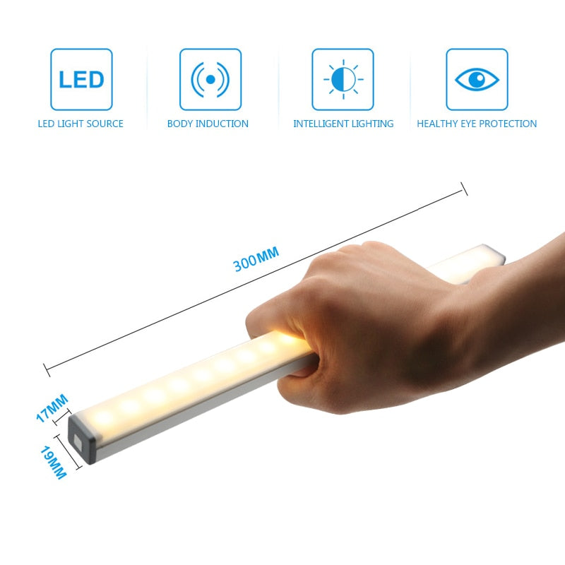Sensor de movimento de luz noturna LED 2020