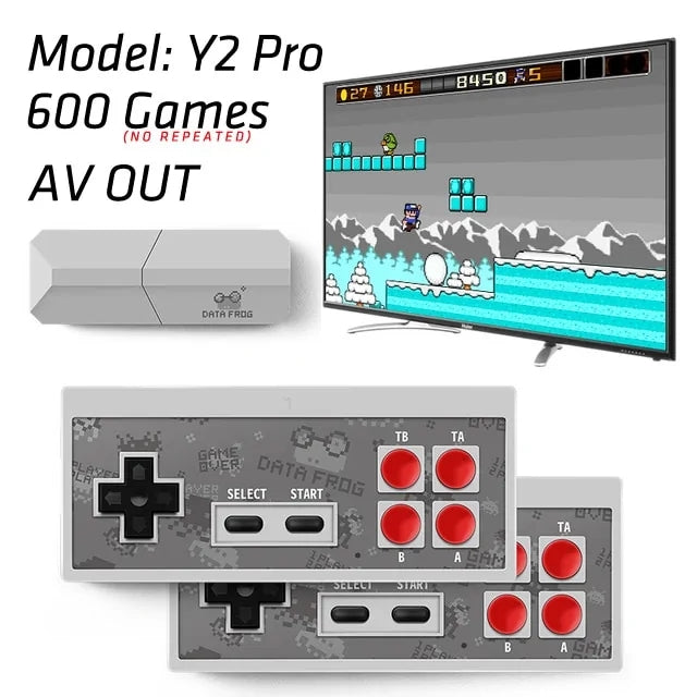 TV Video Game Console Build In 600 Classic Game 8 Bit