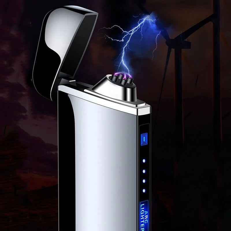 Isqueiro Elétrico Com Efeito Arco De Plasma