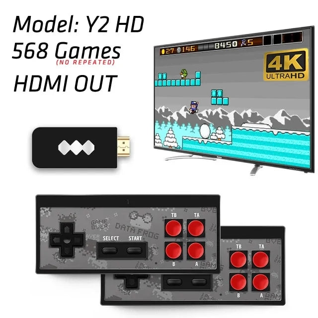 TV Video Game Console Build In 600 Classic Game 8 Bit