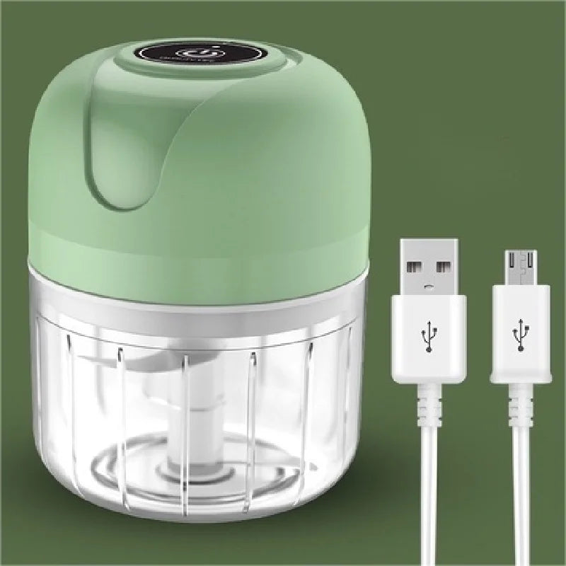 Mini Portable Multi-color Food Electric 250ML USB Processor With 3 Blades Stainless Steel Bivolt