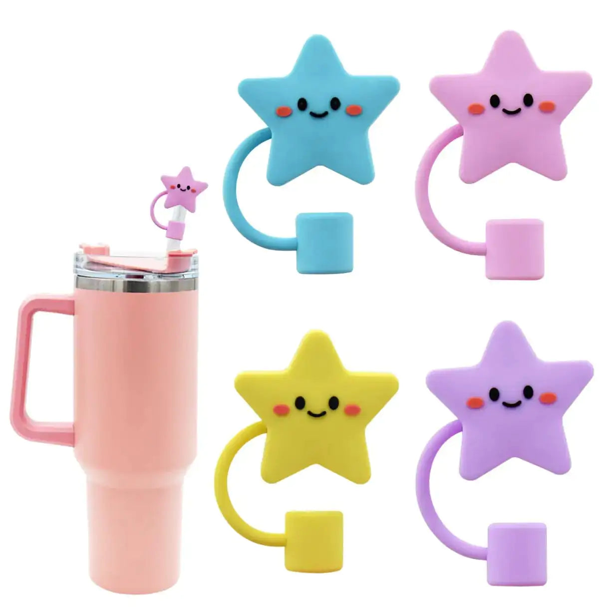 Tampa Canudo de silicone - Copo Stanley