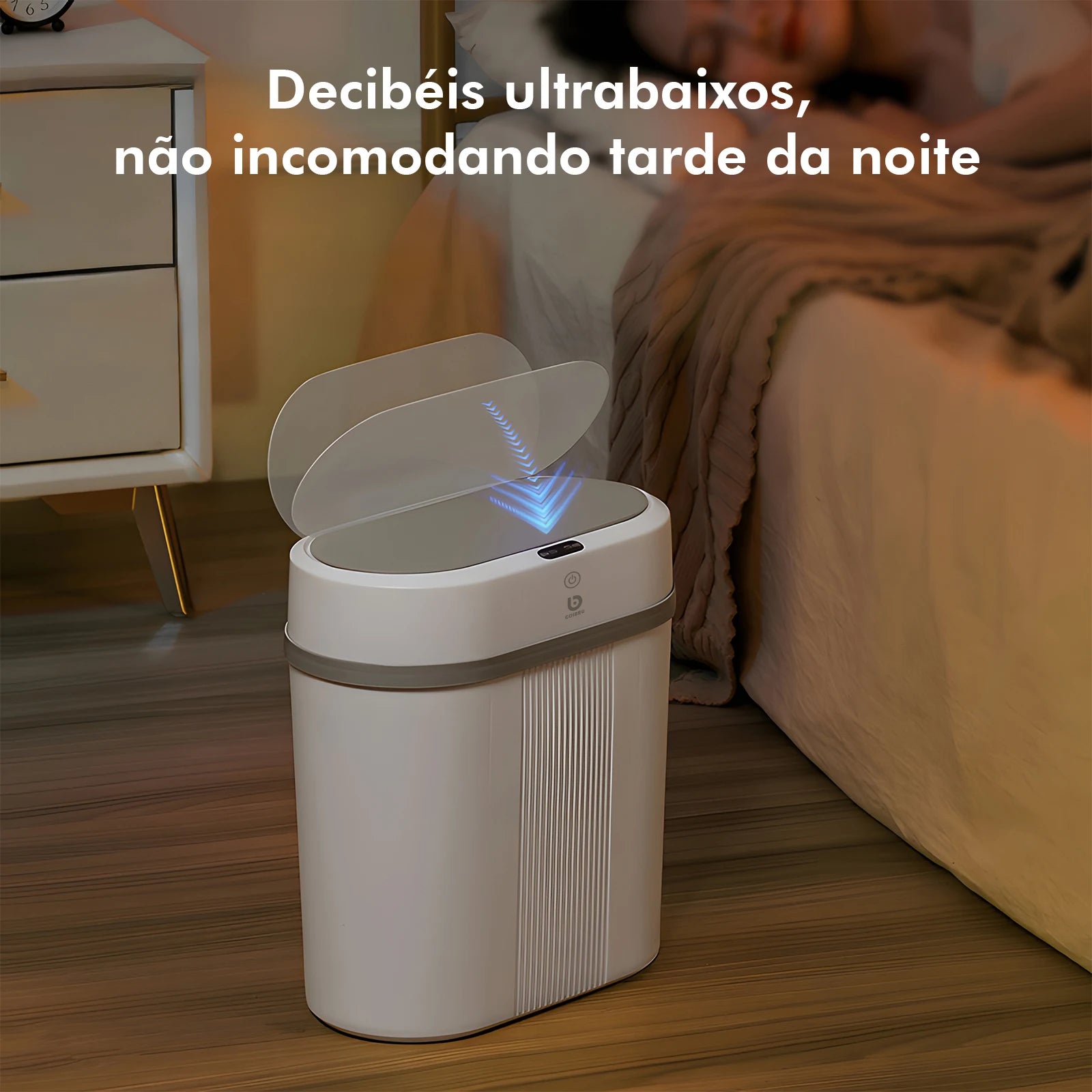 Lixeira com sensor automático