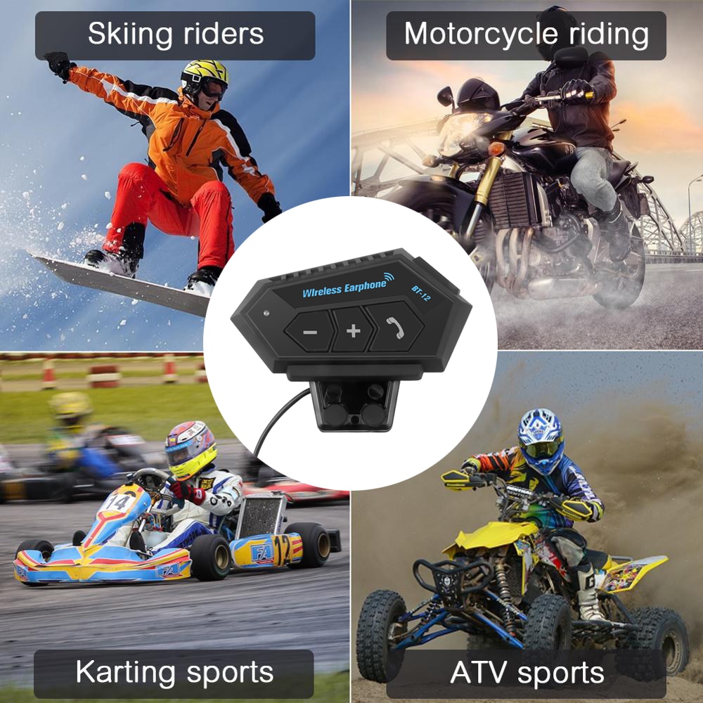 Fone de ouvido para capacete de motocicleta