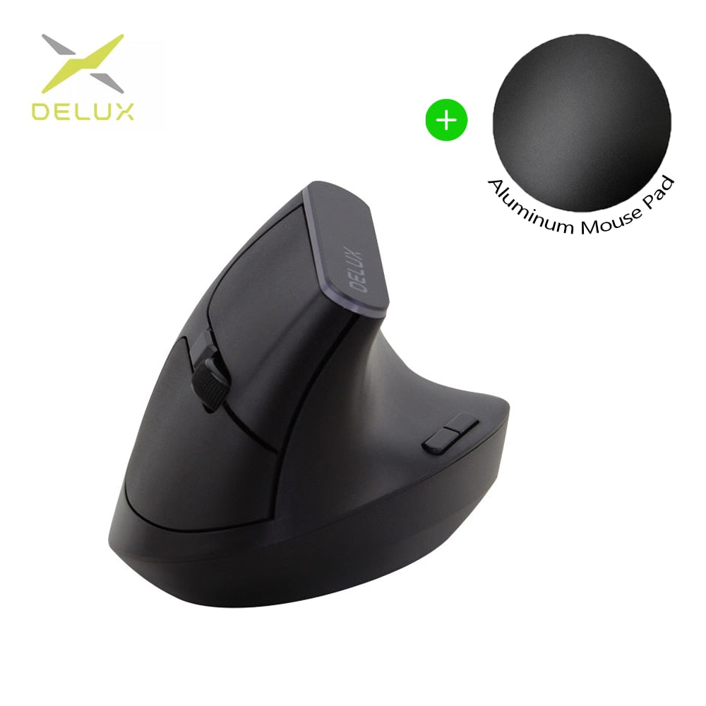 M618C Mouse sem fio ergonômico 6D