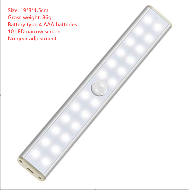 Sensor de movimento de luz noturna LED 2020