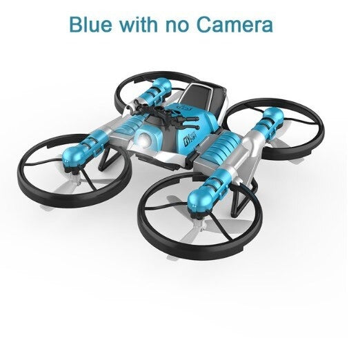 Drone RC dobrável 2 em 1 para motocicleta