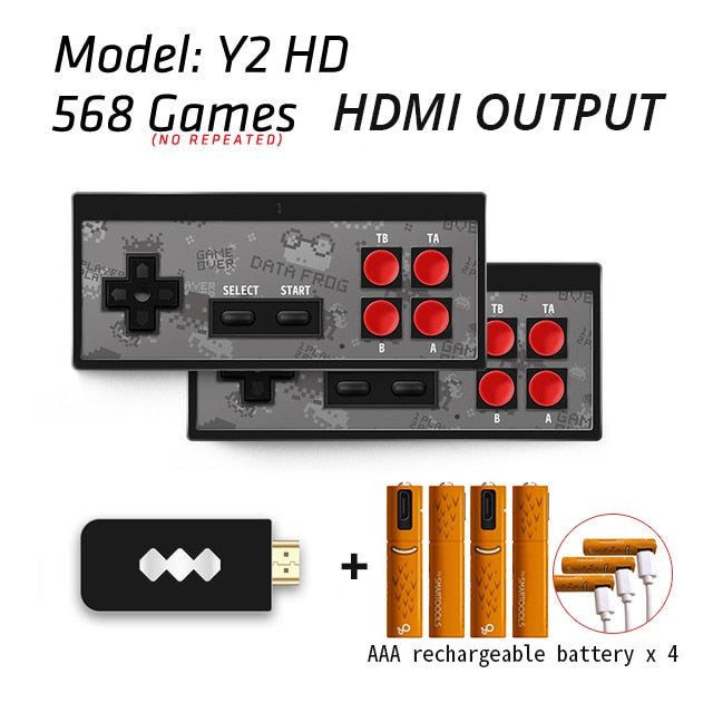TV Video Game Console Build In 600 Classic Game 8 Bit
