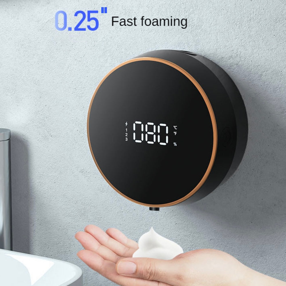 Dispensadores automáticos de sabonete de espuma de LED