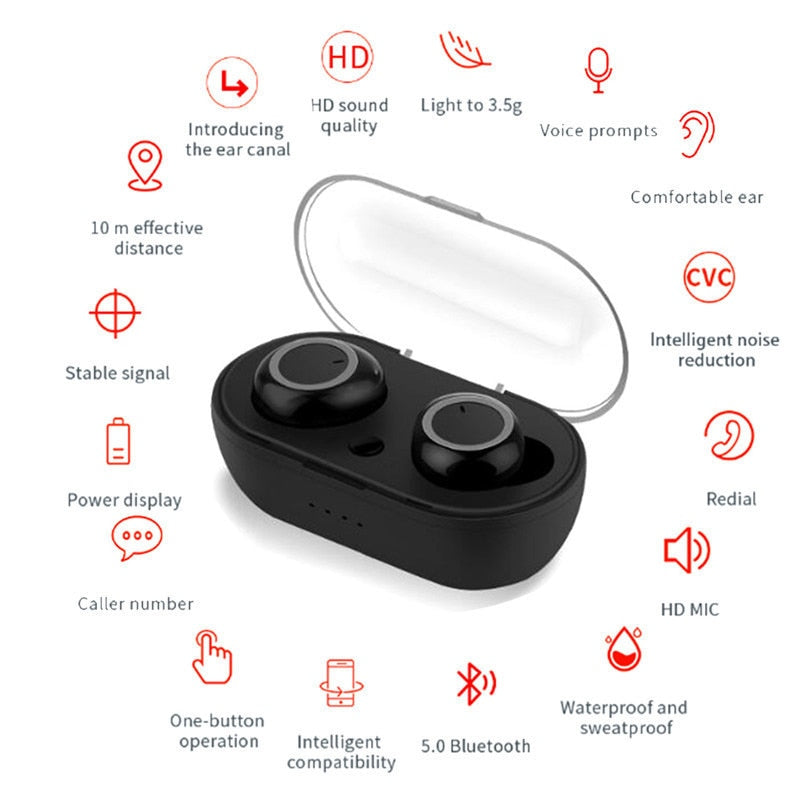 Fone Bluetooth/ Y50 Bluetooth Earbuds