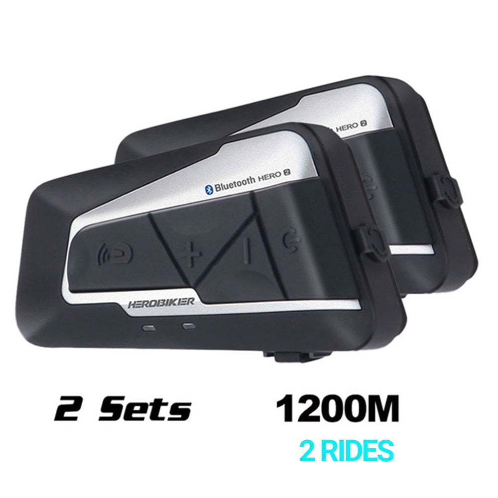 HEROBIKER Moto Interfone Capacete Headset Capacete