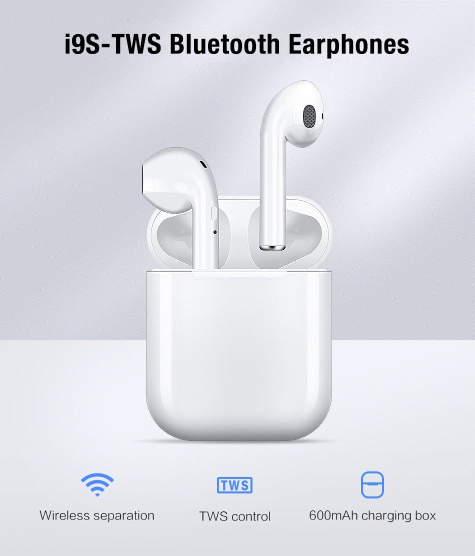 Fones de ouvido sem fio I9s Tws