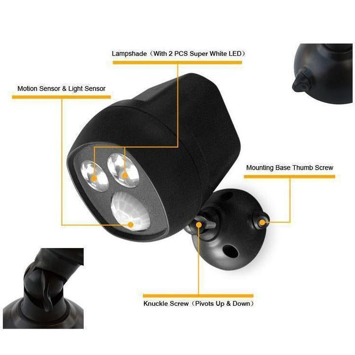 Luz do sensor de movimento