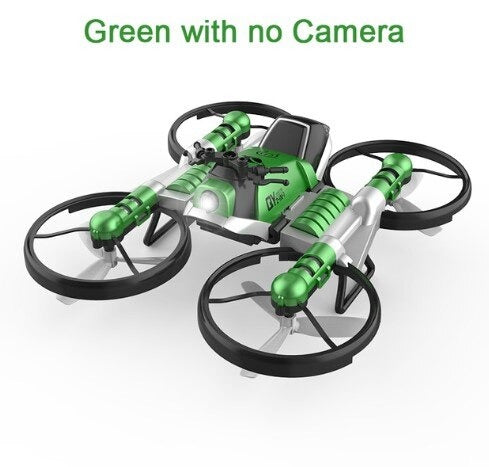 Drone RC dobrável 2 em 1 para motocicleta