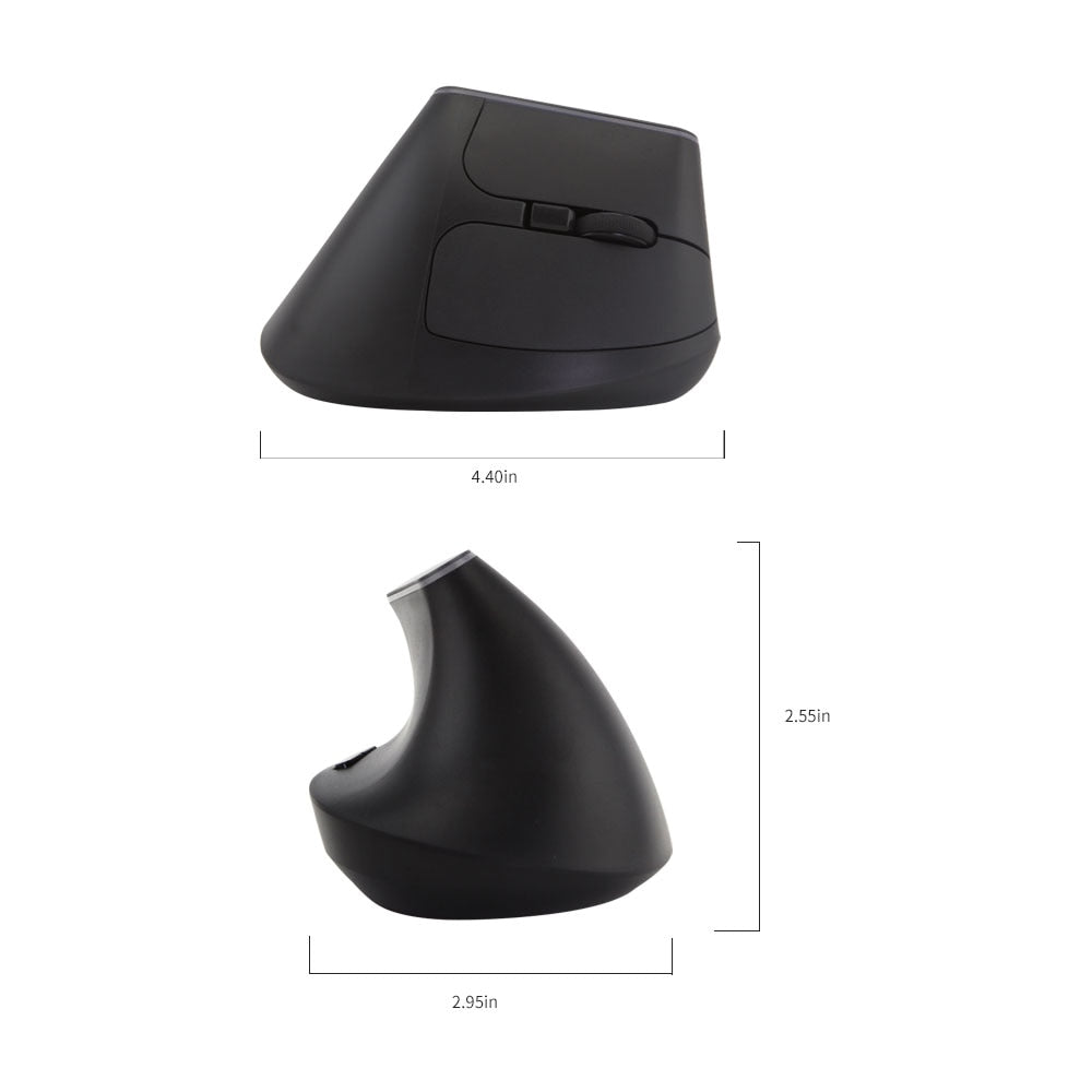 M618C Mouse sem fio ergonômico 6D
