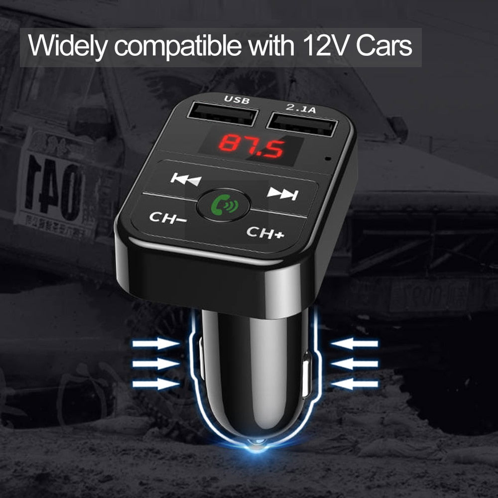 Car Bluetooth 5.0 FM Transmitter Wireless