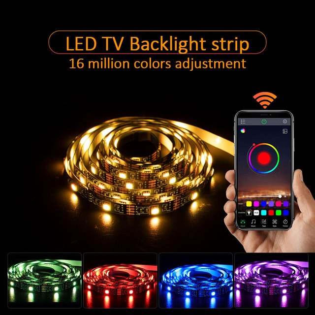 Fita LED alimentada por USB