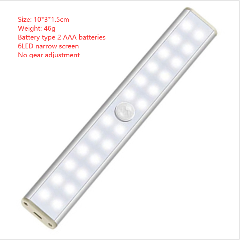 Sensor de movimento de luz noturna LED 2020