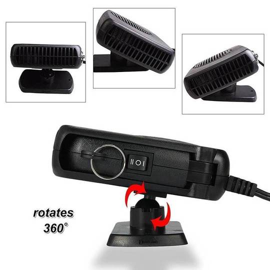 Aquecedor rápido portátil/ventilador de degelo