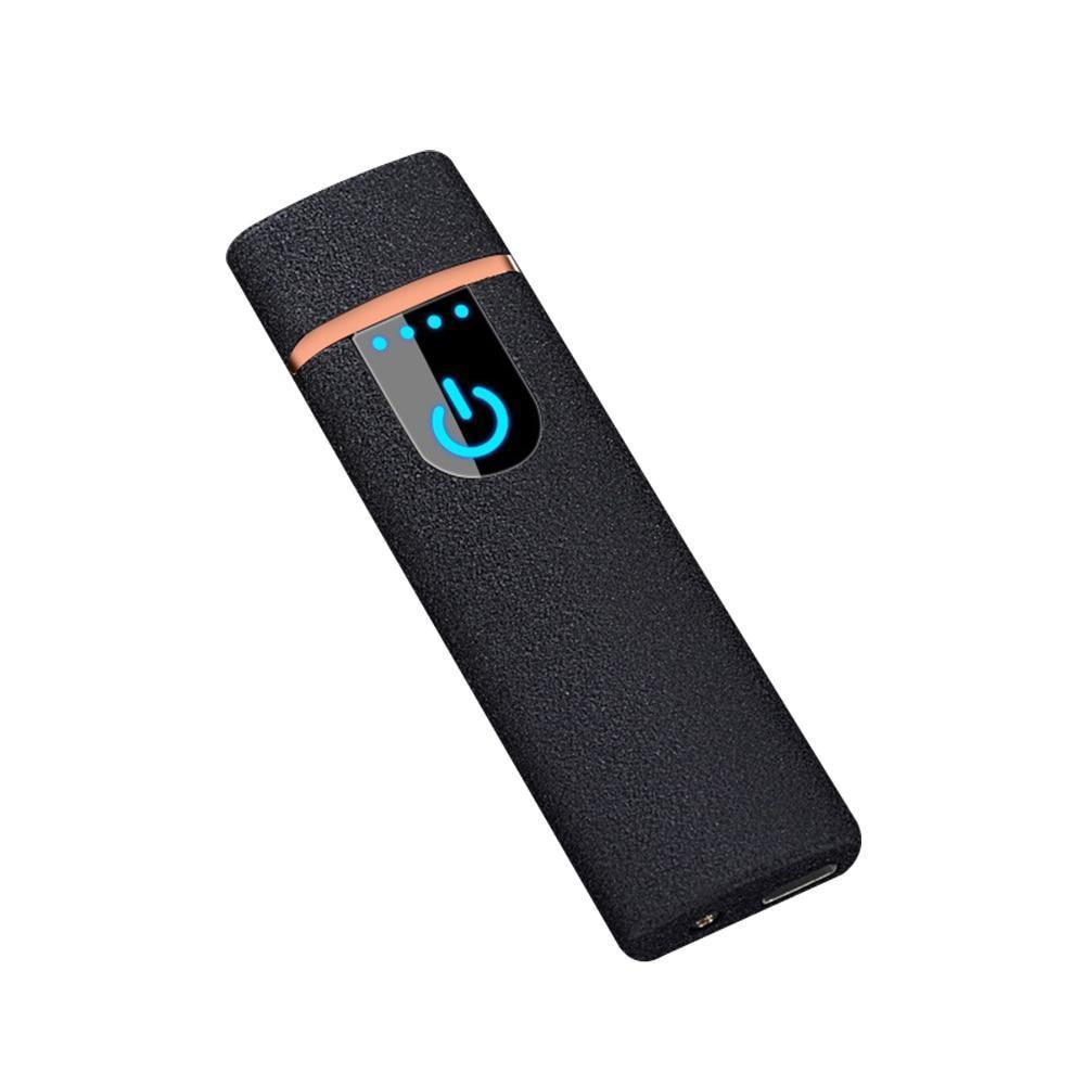 Isqueiro USB recarregável com sensor de toque ultrafino