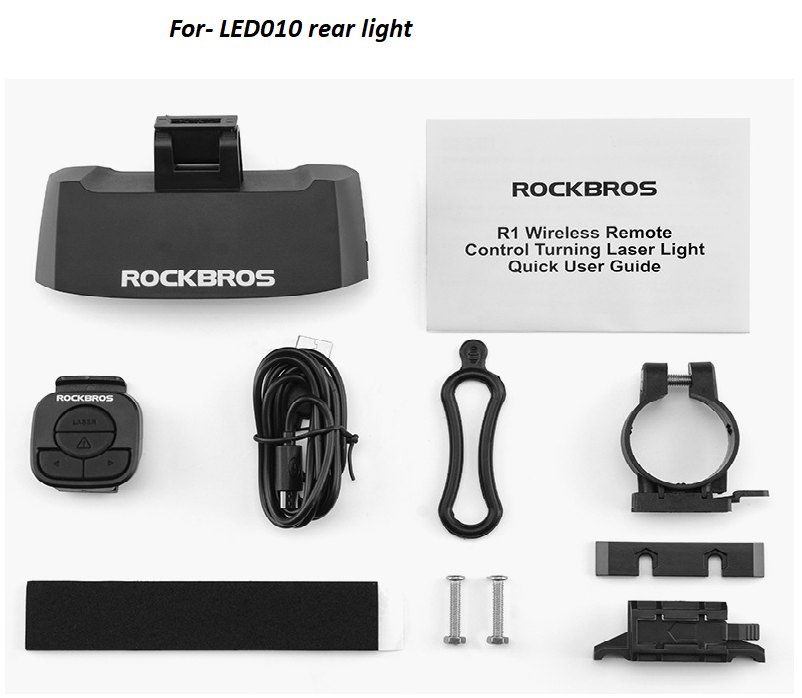 Luz de detecção de freio automático inteligente para bicicleta sem fio