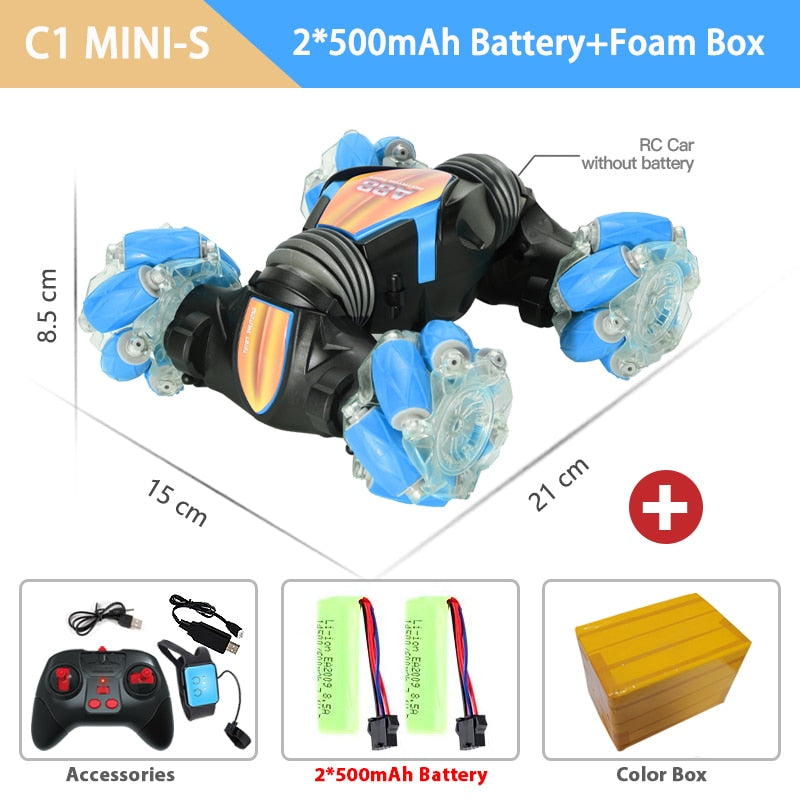 ZWN 1:12 / 1:16 4WD RC Car Radio Induction Gesture Music Light Stunt Controle Remoto Carro Off-Road Control Boys Brinquedos para Crianças