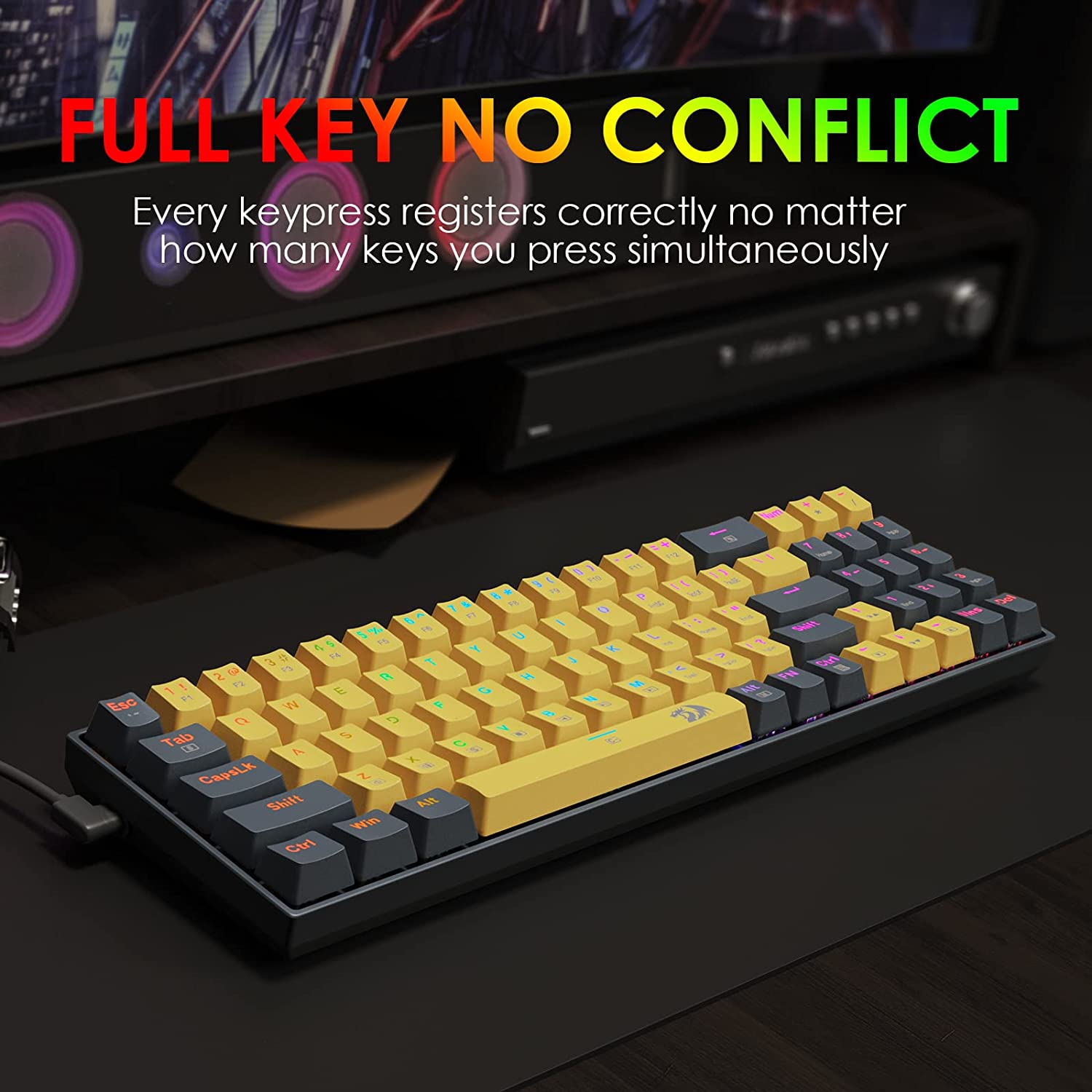 Redragon k688 Gaming Teclado Mecânico RGB