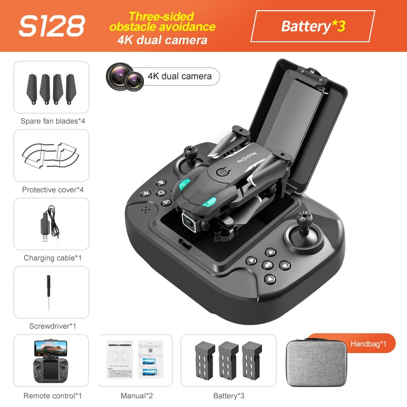 Mini Drone 4K HD Camera Three-sided