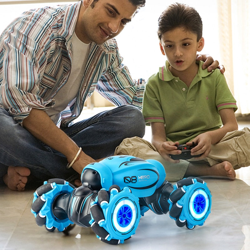 ZWN 1:12 / 1:16 4WD RC Car Radio Induction Gesture Music Light Stunt Controle Remoto Carro Off-Road Control Boys Brinquedos para Crianças