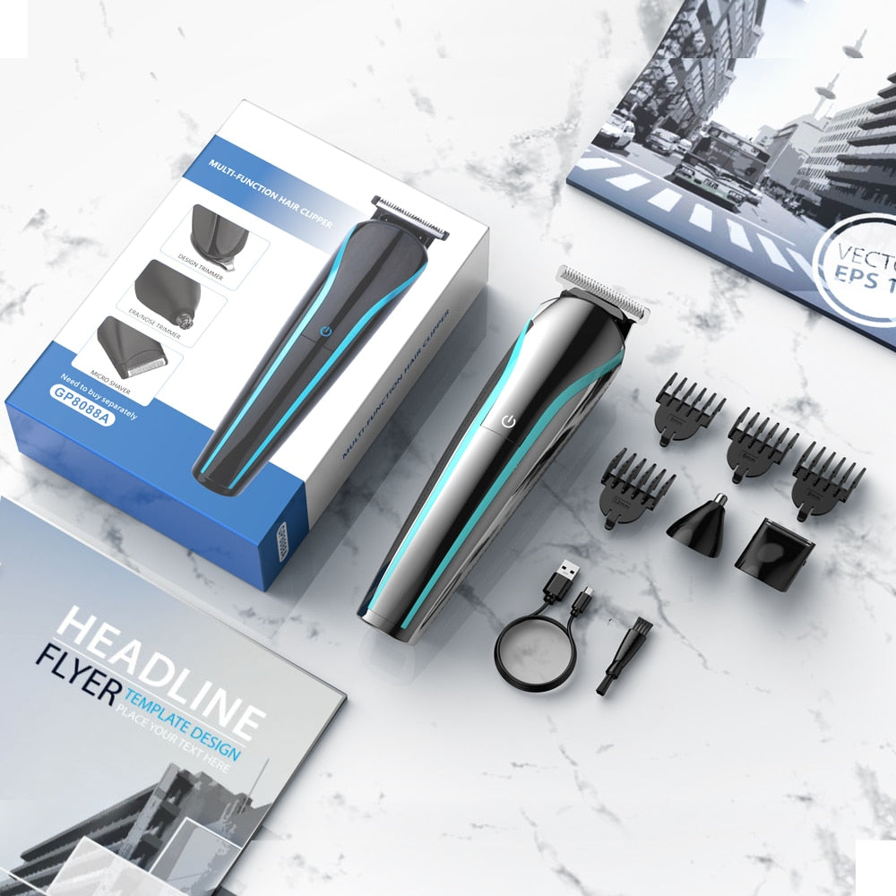Aparador de cabelo elétrico YBLNTEK 3 em 1