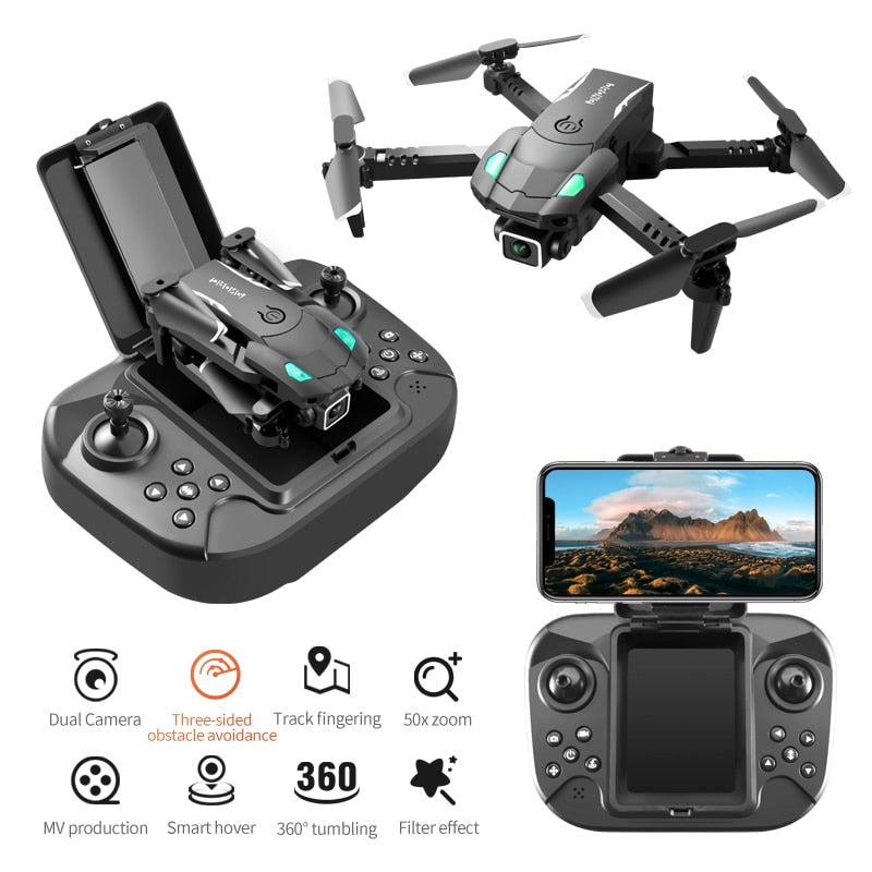 Mini Drone 4K HD Camera Three-sided