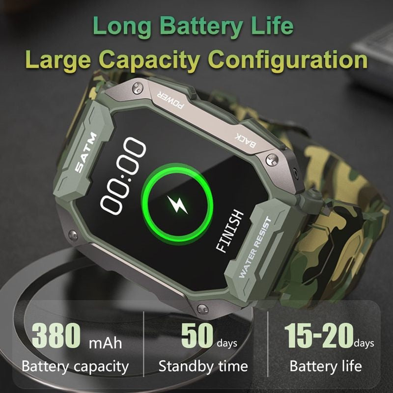 Relógio Militar 5ATMUm smartwatch®