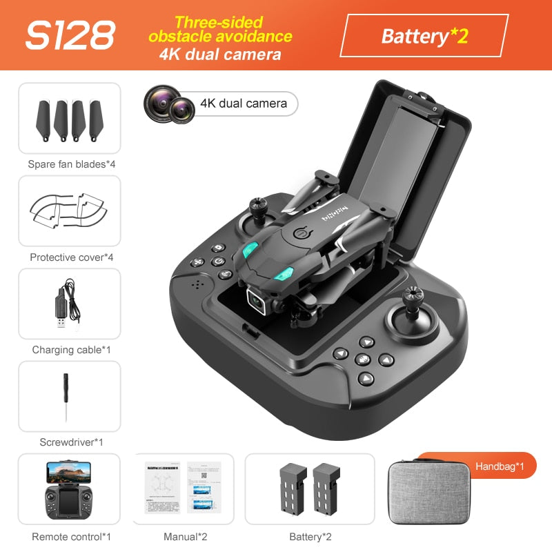 Mini Drone 4K HD Camera Three-sided