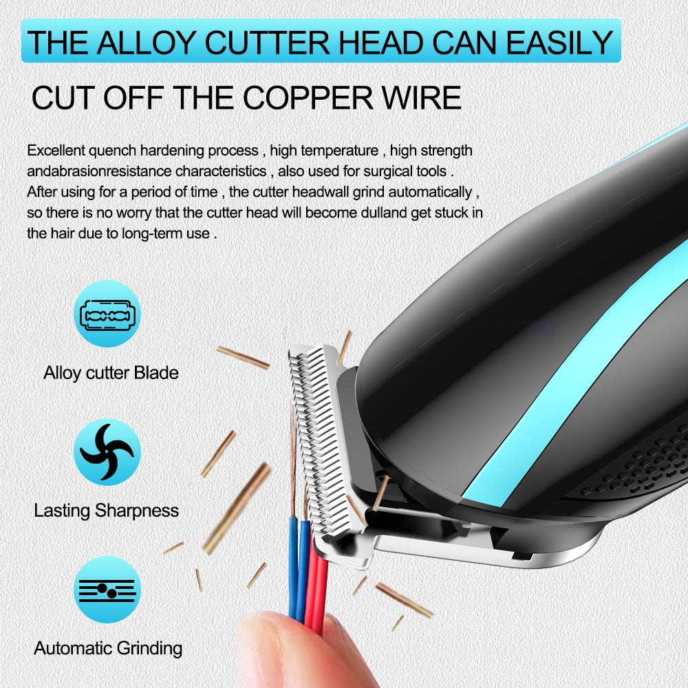 Aparador de cabelo elétrico YBLNTEK 3 em 1