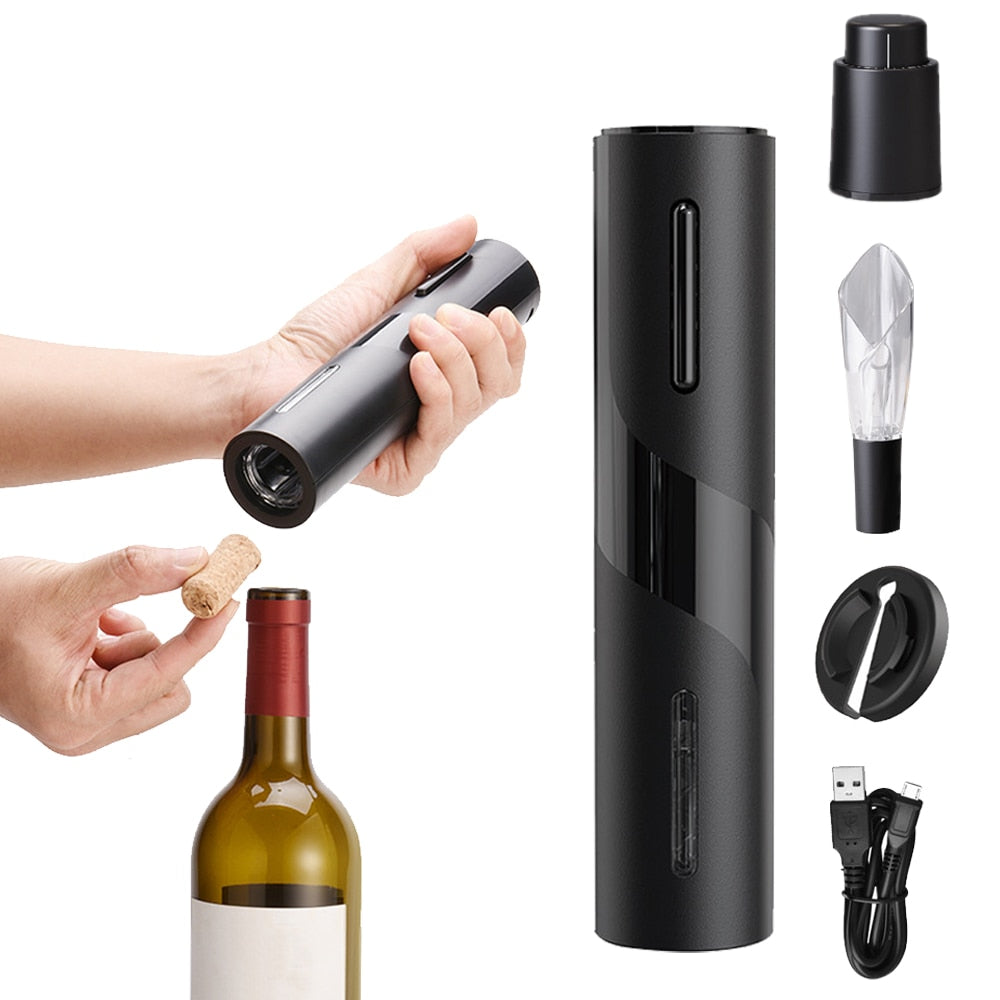 Saca-rolhas abridor automático de garrafas de vinho