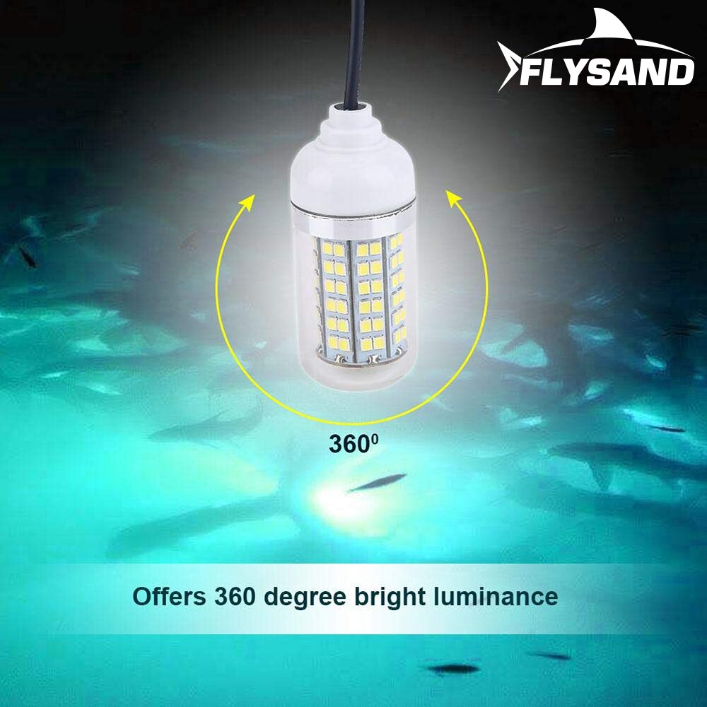 Luz ultrabrilhante para pesca subaquática