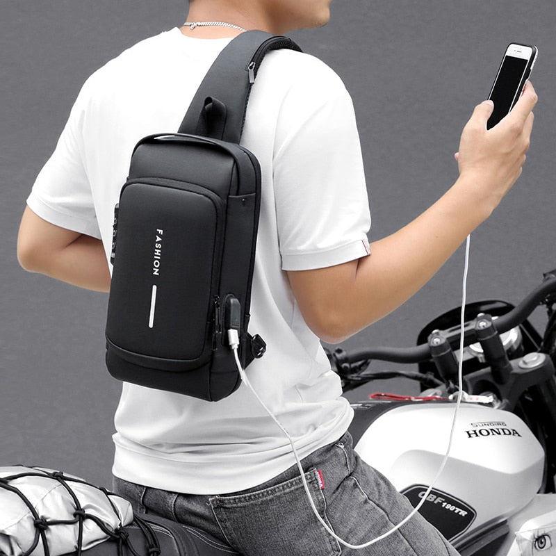 Bolsa transversal de Luxo Unissex