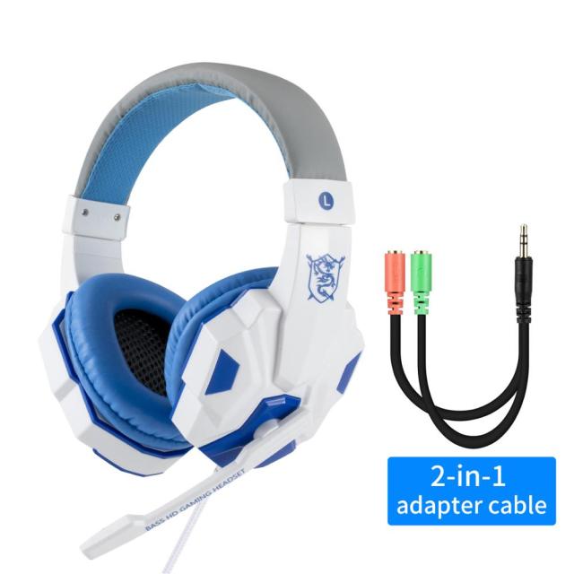 Fone de ouvido gamer com luz led com fio