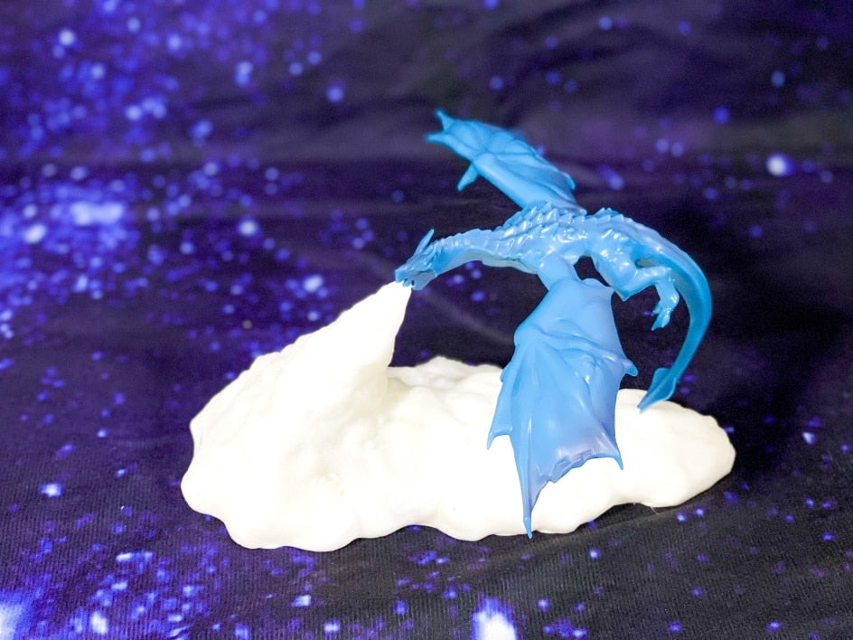 Luminária GOT noturna de LED de dragão impressa em 3D